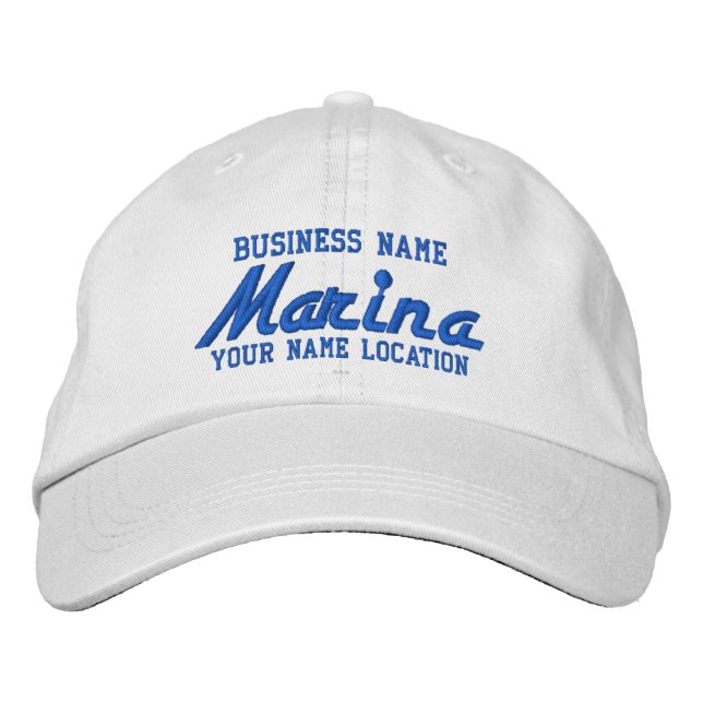 Gorra Bordada Cap personalizado de Marina (Anverso)