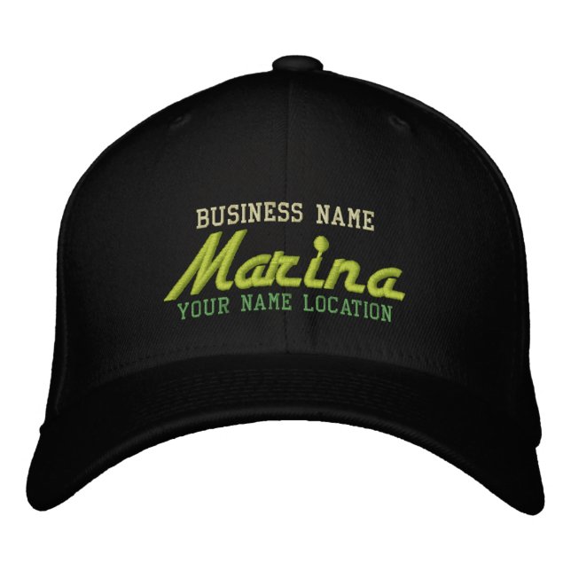 Gorra Bordada Cap personalizado de Marina (Anverso)