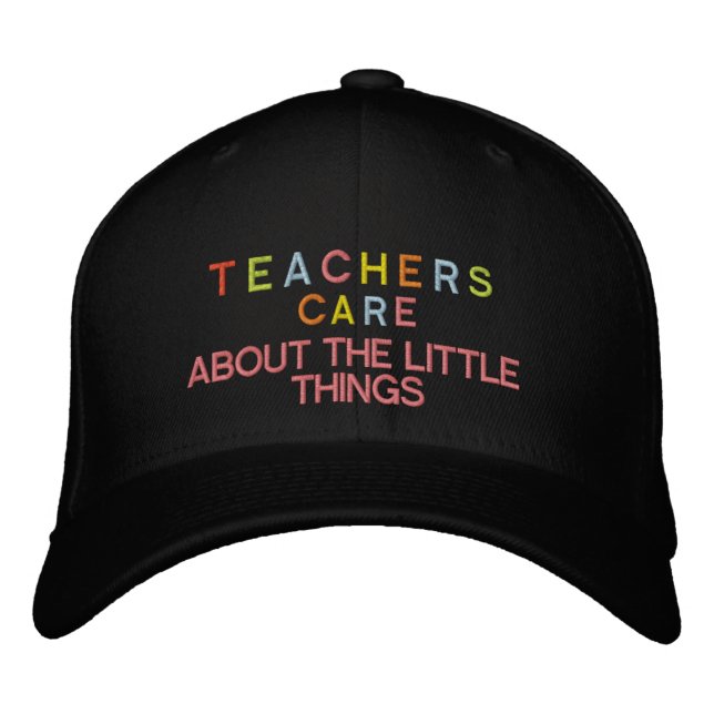 Gorra Bordada CAP Teachers Care ETC3 (Anverso)