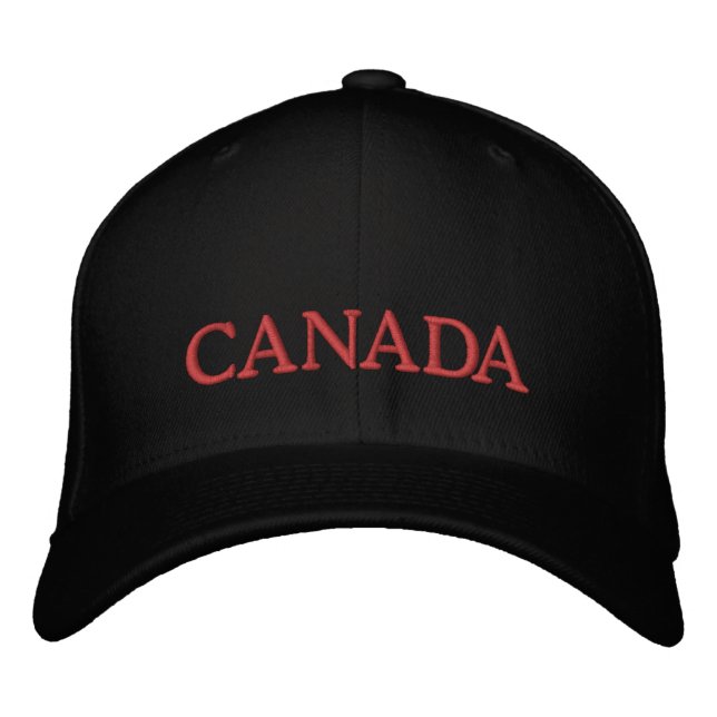 Gorra Bordada Capa bordada de CANADÁ (Anverso)