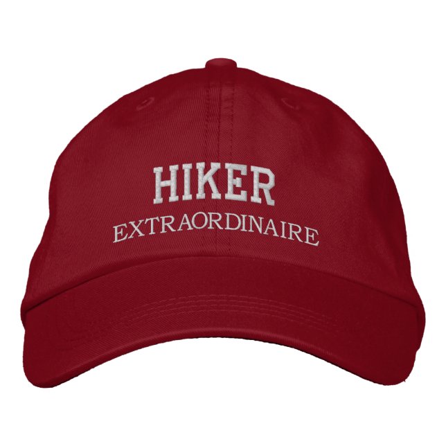Gorra Bordada Capa bordada de Hiker Extraordinaire (Anverso)