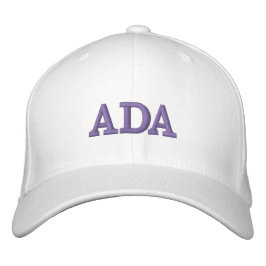 Gorra Bordada Capa de Ada