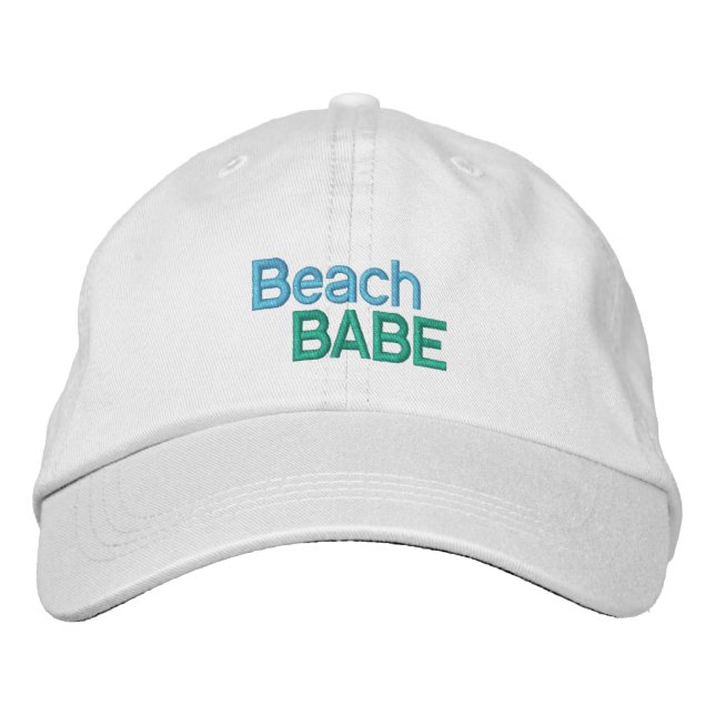 GORRA BORDADA CAPA DE BEACH (Anverso)