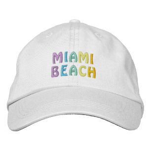 GORRA BORDADA CAPA DE LA PLAYA DE MIAMI