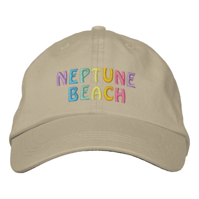 GORRA BORDADA CAPA DE LA PLAYA DE NEPTUNE (Anverso)