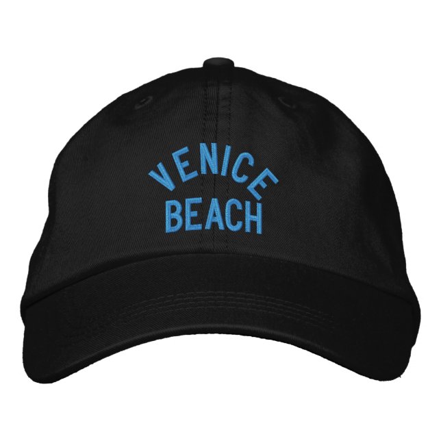 GORRA BORDADA CAPA DE LA PLAYA DE VENICE (Anverso)