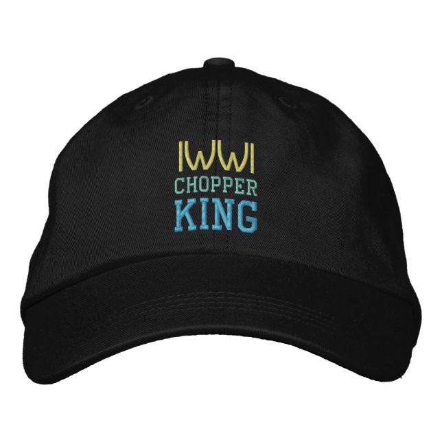 GORRA BORDADA CAPA DE REY DE CHOPPER (Anverso)