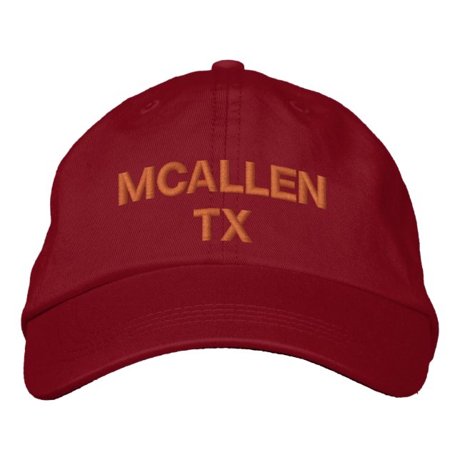 Gorra Bordada Capa de Texas de Mcallen (Anverso)