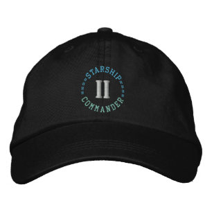 GORRA BORDADA CAPA DEL COMANDANTE DE STARSHIP