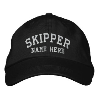 Gorra Bordada Capitán de esquiador - personalizable
