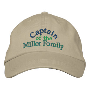 Gorra Bordada Capitán de familia por SRF - Plantilla