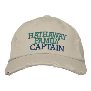 Gorra Bordada Capitán de su familia