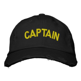 Gorra Bordada Capitán de un barco o equipo deportivo