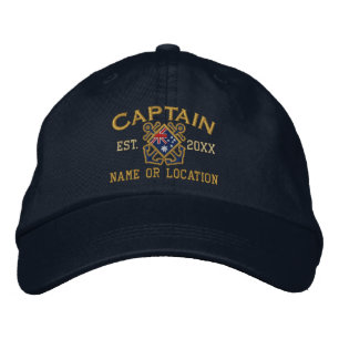 Gorra Bordada Capitán marítimo personalizado Bandera australiana
