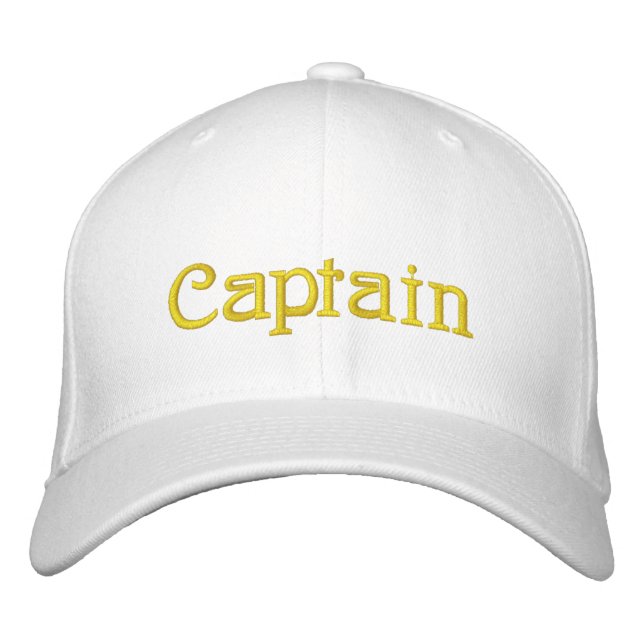 Gorra Bordada Capitán Nautical (Anverso)