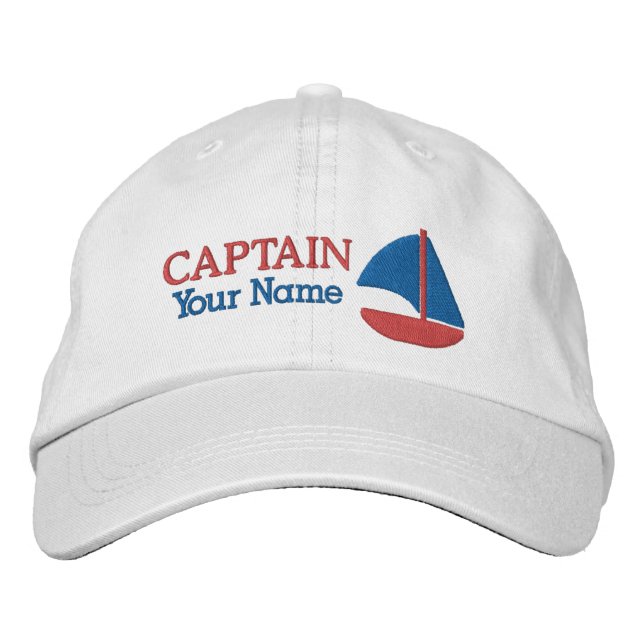 Gorra Bordada Capitán - personalizable (Anverso)