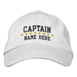 Gorra Bordada Capitán - personalizable