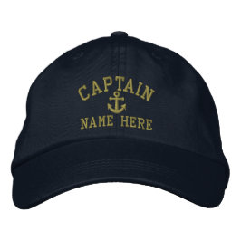 Gorra Bordada Capitán - personalizable