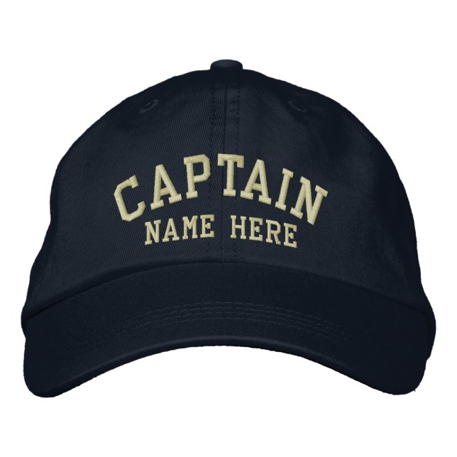 Gorra Bordada Capitán - personalizable (Anverso)
