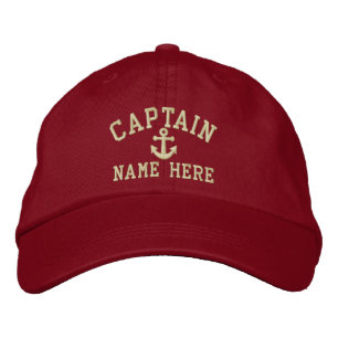 Gorra Bordada Capitán - personalizable