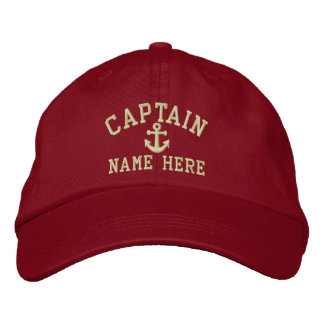 Gorra Bordada Capitán - personalizable