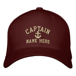 Gorra Bordada Capitán - personalizable