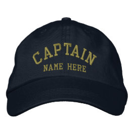 Gorra Bordada Capitán - personalizable