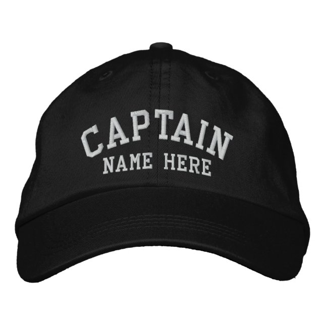Gorra Bordada Capitán - personalizable (Anverso)