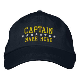 Gorra Bordada Capitán - personalizable