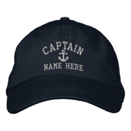 Gorra Bordada Capitán - personalizable