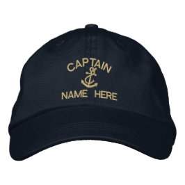 Gorra Bordada Capitán - personalizable