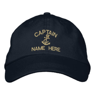 Gorra Bordada Capitán - personalizable