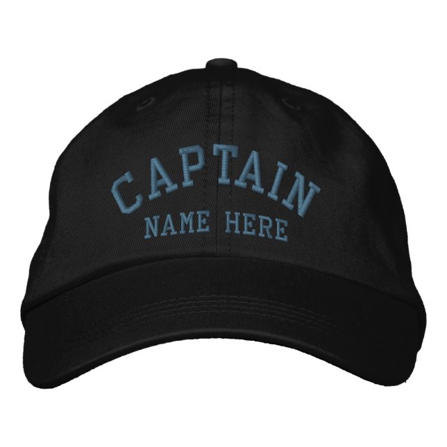 Gorra Bordada Capitán - personalizable Sailor (Anverso)