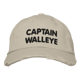 Gorra Bordada Capitán Walleye - Pesca Walleye