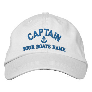 Gorra Bordada capitanes de vela personalizados