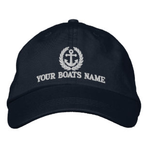 Gorra Bordada capitanes de veleros personalizados