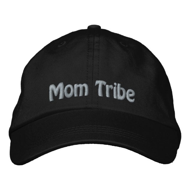 Gorra Bordada Cápsula ajustable básica de la tribu de la madre c (Anverso)