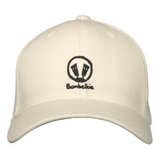 Gorra Bordada Cápsula de lana flexible básica con bordado de bom