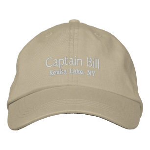 Gorra Bordada Captain Bill