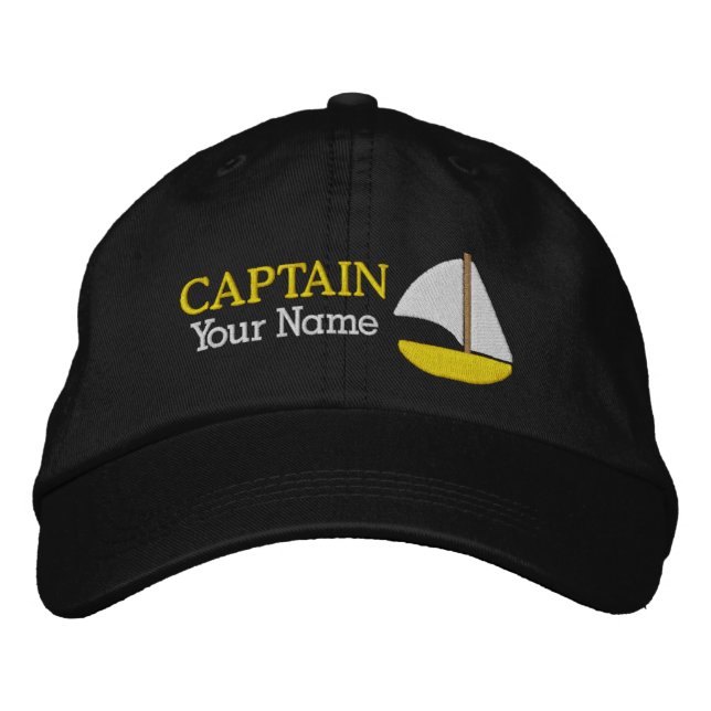 Gorra Bordada Captain - customizable (Anverso)