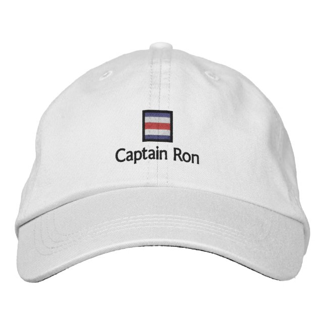 Gorra Bordada Captain Ron (Anverso)