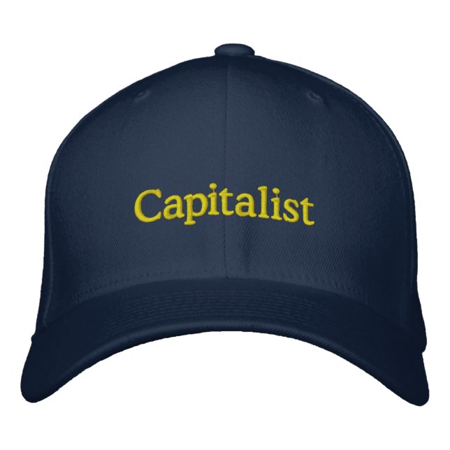Gorra Bordada Captura capitalista (Anverso)
