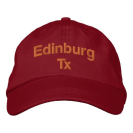 Gorra Bordada Captura de Edinburg Texas