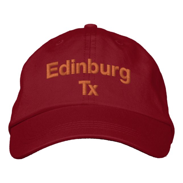 Gorra Bordada Captura de Edinburg Texas (Anverso)