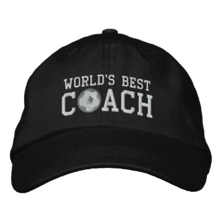 Gorra Bordada Captura de la mejor entrenadora de fútbol del mund
