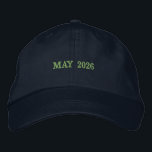 Gorra Bordada Capture the Significance of MAY 2026 Navy Color<br><div class="desc">Capture the significance of “MAY 2026” with this Navy Alternative Apparel Basic Adjustable Cap, featuring precision embroidery that adds a refined and lasting touch. The one-size-fits-all adjustable strap ensures a comfortable fit for everyone, making it ideal for seasonal events, company milestones, farewell parties, or promotional launches. Place your bulk order...</div>
