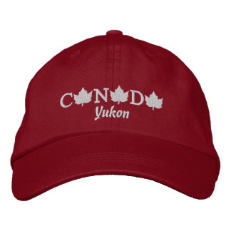 Gorra Bordada Capucha roja bordada de Canadá - Yukón
