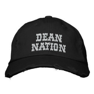 Gorra Bordada Capuchón ajustable por problemas de la nación Dean