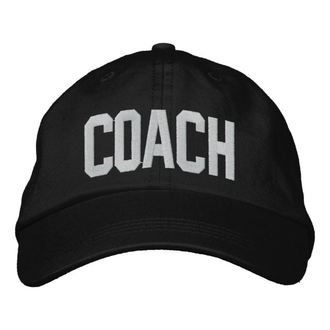 Gorra Bordada Capuchón del entrenador (Anverso)