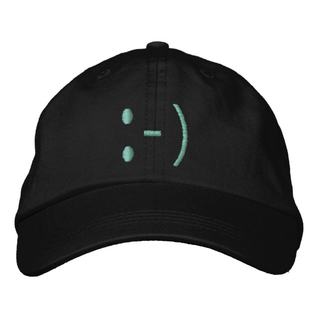 Gorra Bordada CARA, casquillo de SONRISA (Anverso)